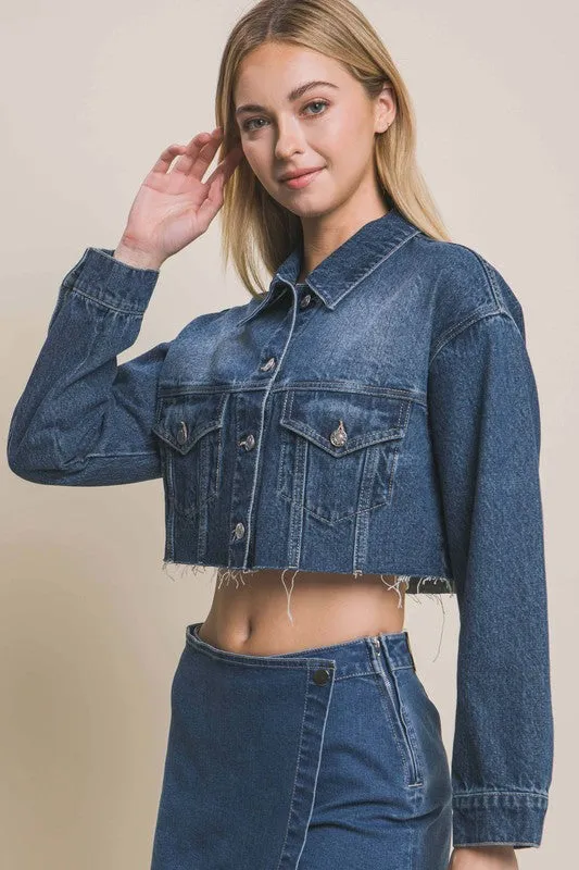 Crop Denim Jacket