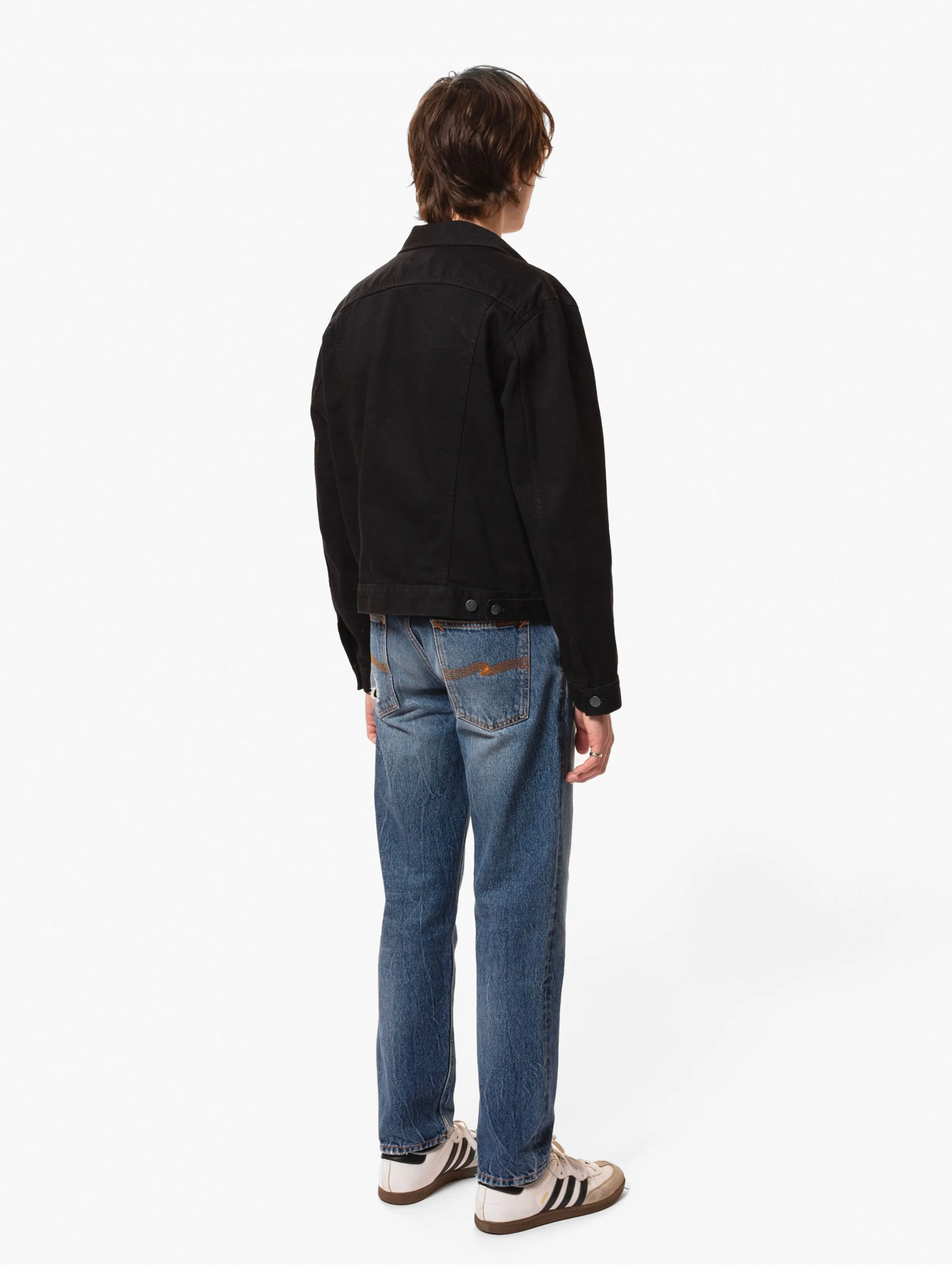 Danny Rinsed Denim Jacket Black