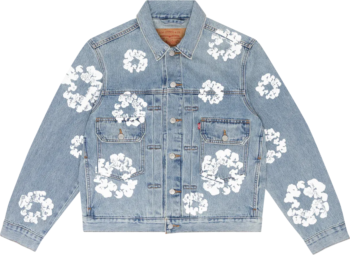 Denim Tears x Levi's Type II Trucker Jacket - Light Wash