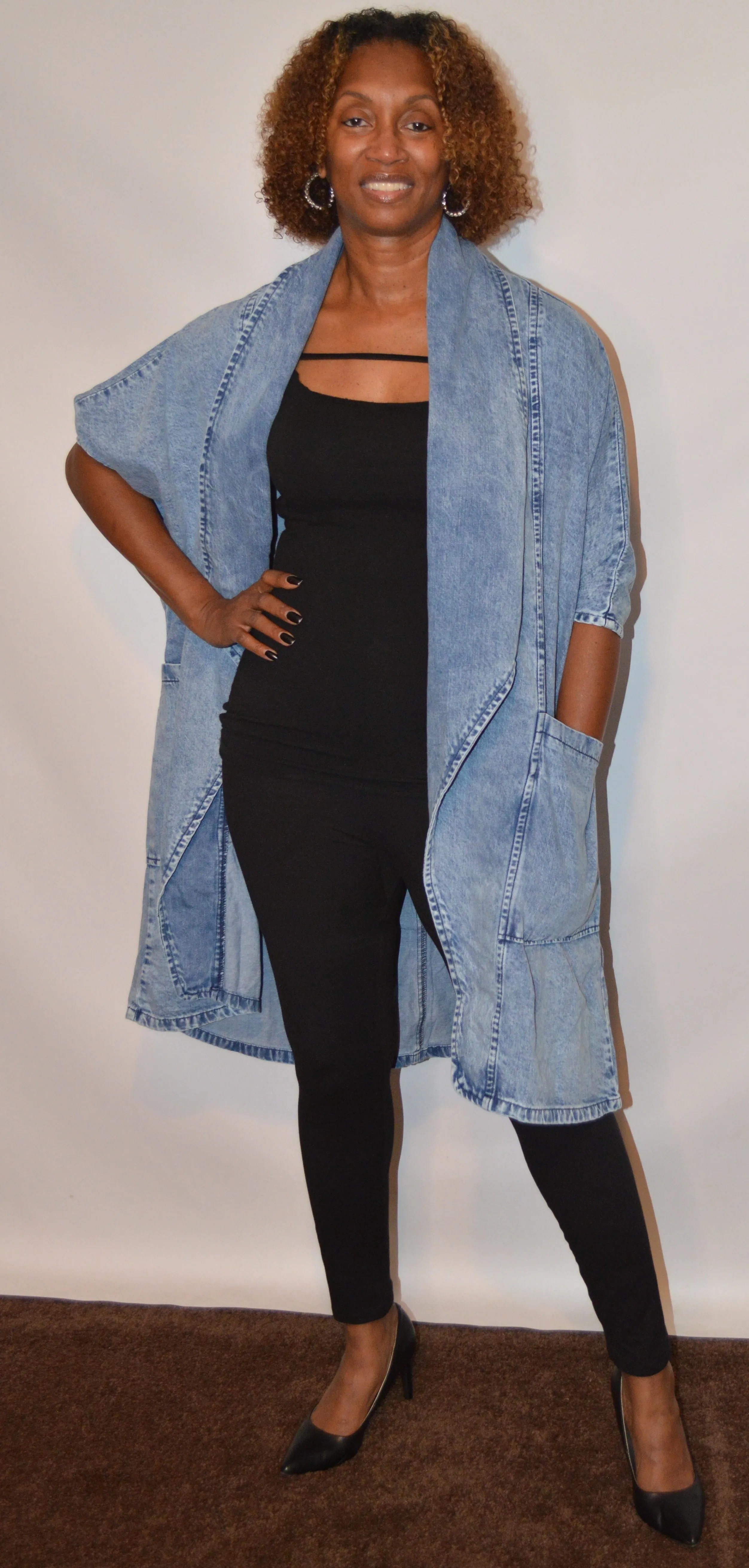 Denim Trench Coat