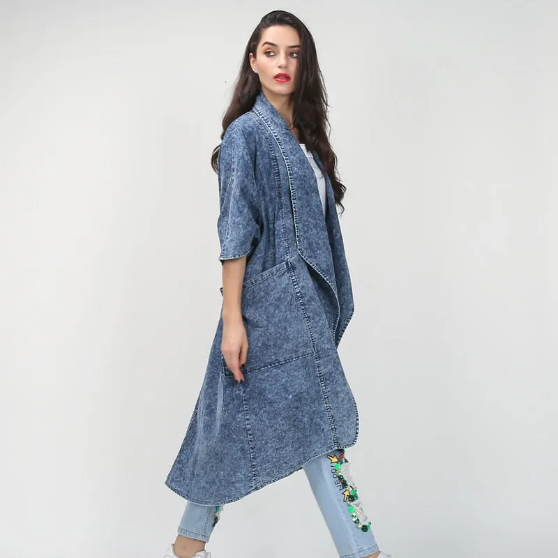 Denim Trench Coat