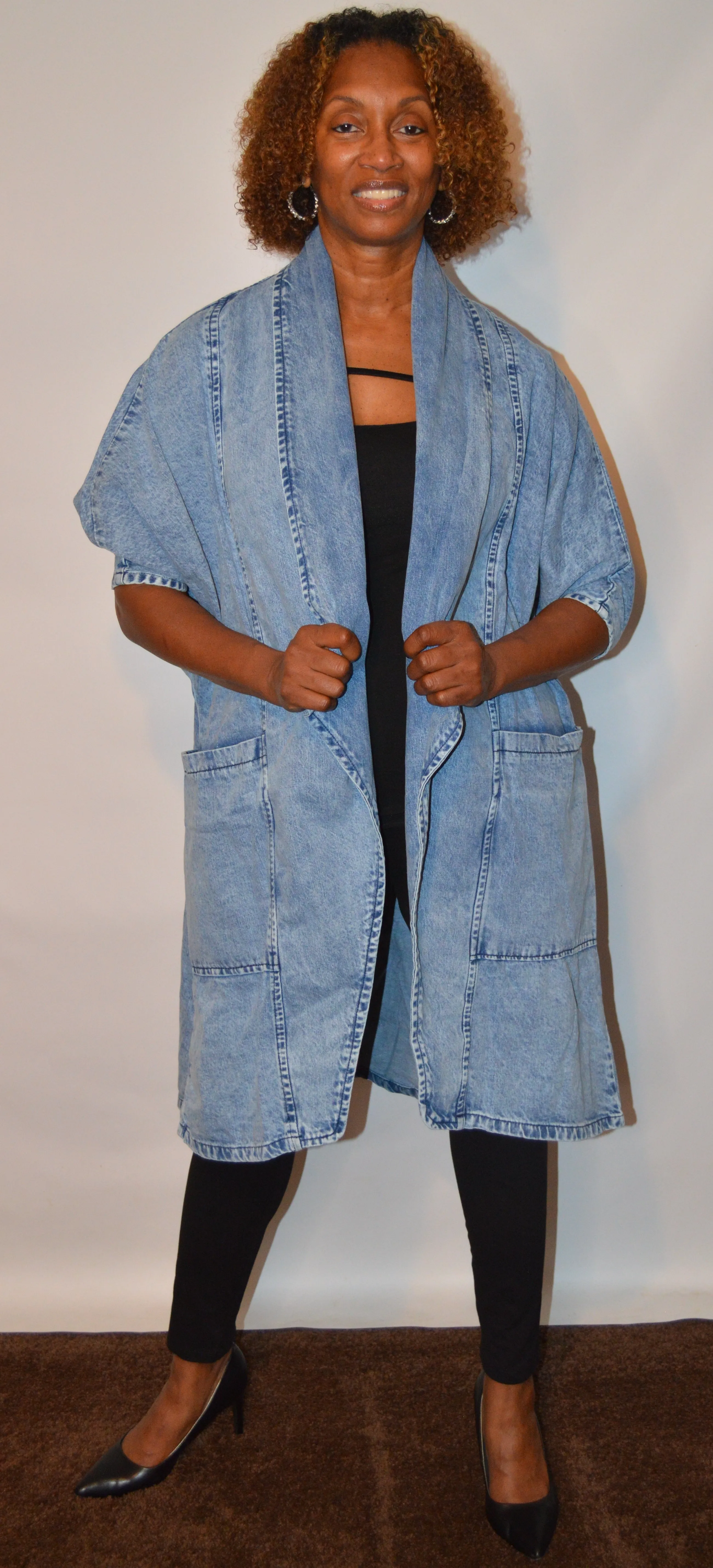 Denim Trench Coat