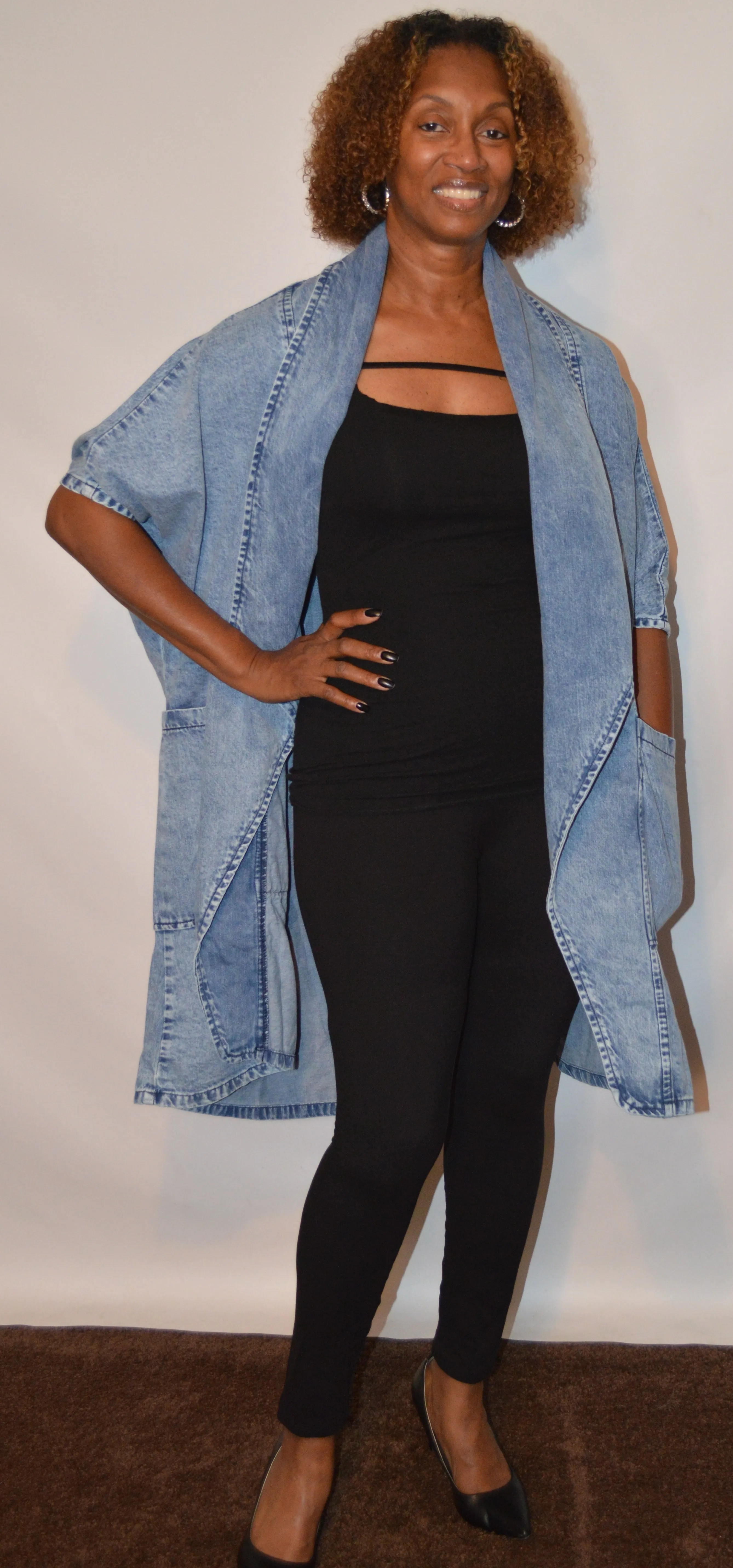 Denim Trench Coat