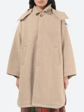 Detached Hooded Coat