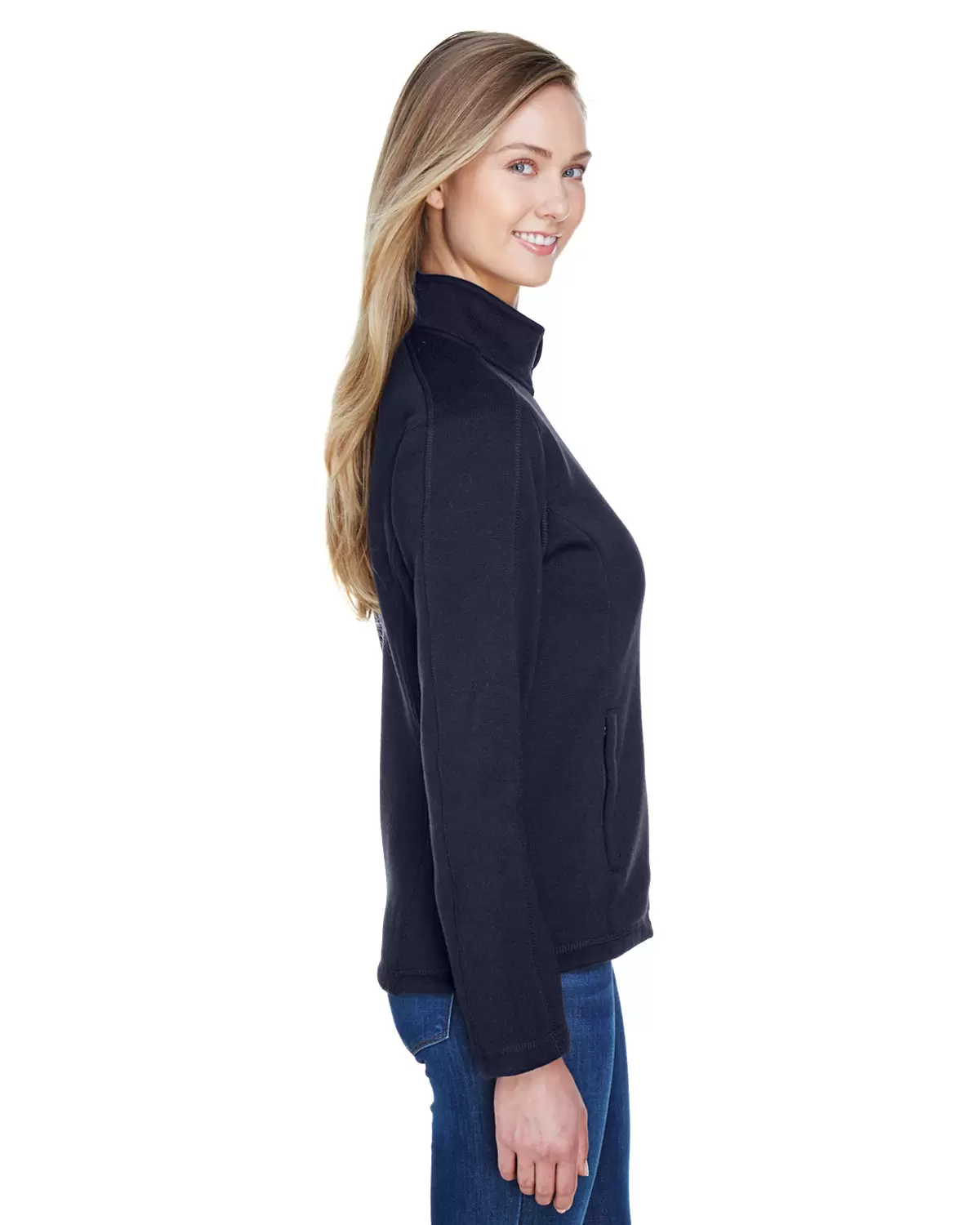 DG793W Devon & Jones Ladies' Bristol Full-Zip Sweater Fleece Jacket SKU: DG793W