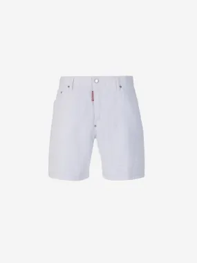 Dsquared2 Ripped Denim Bermuda Shorts 