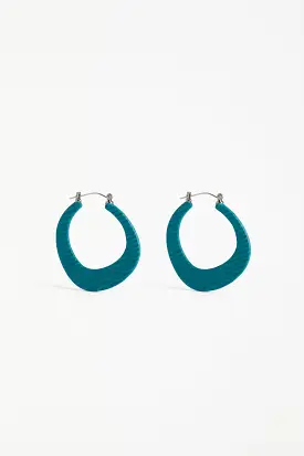 Elk The Label - Perda Hoop Earring - Teal