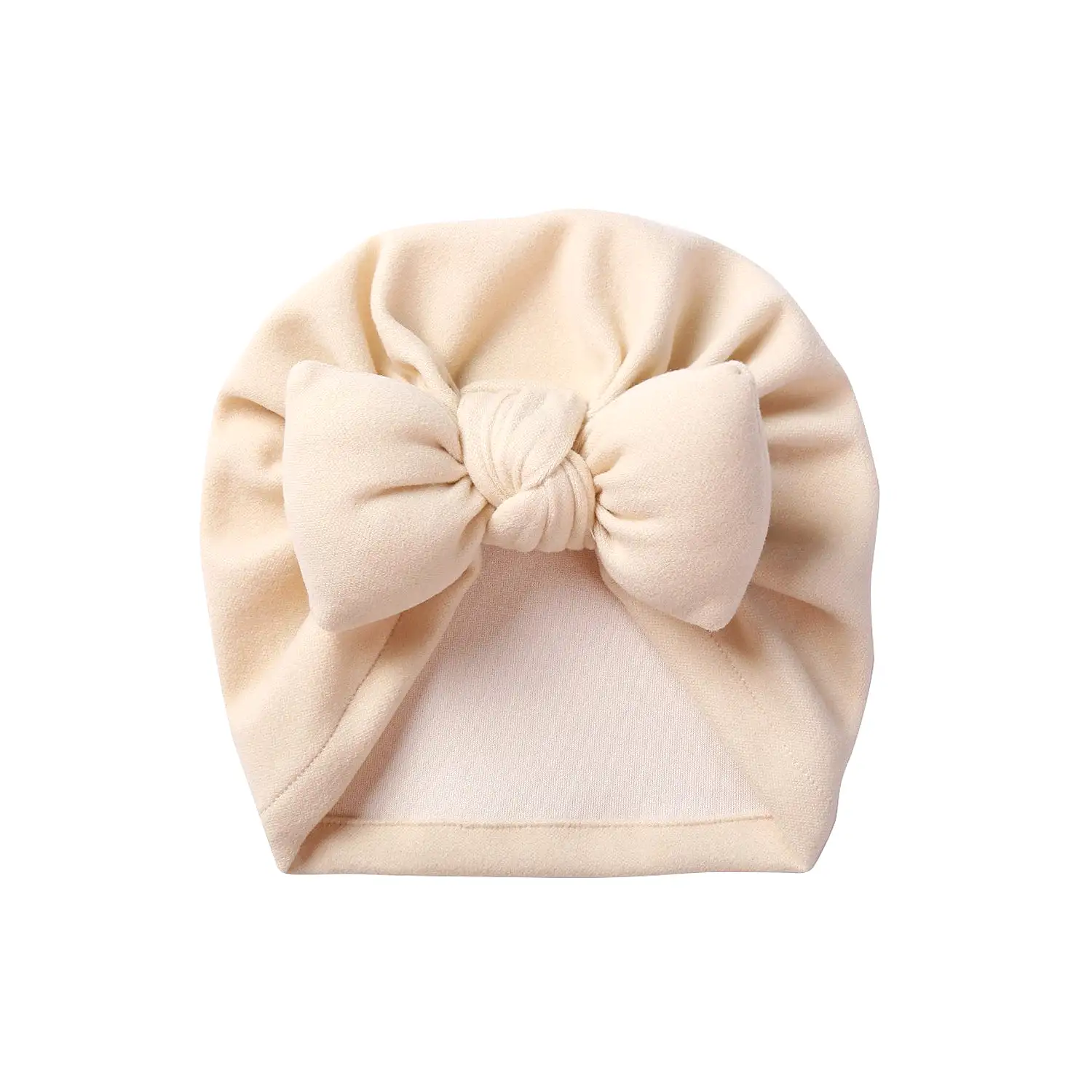 Faux Cashmere Baby Turban in Ivory