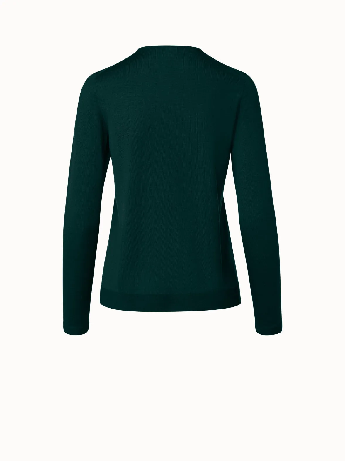 Fine gauge cashmere silk pullover