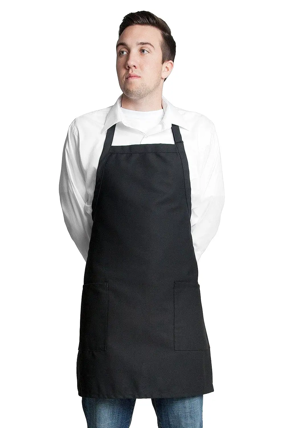 Fiumara Apparel Bib Apron w/ 2 Pockets 30L x 24W