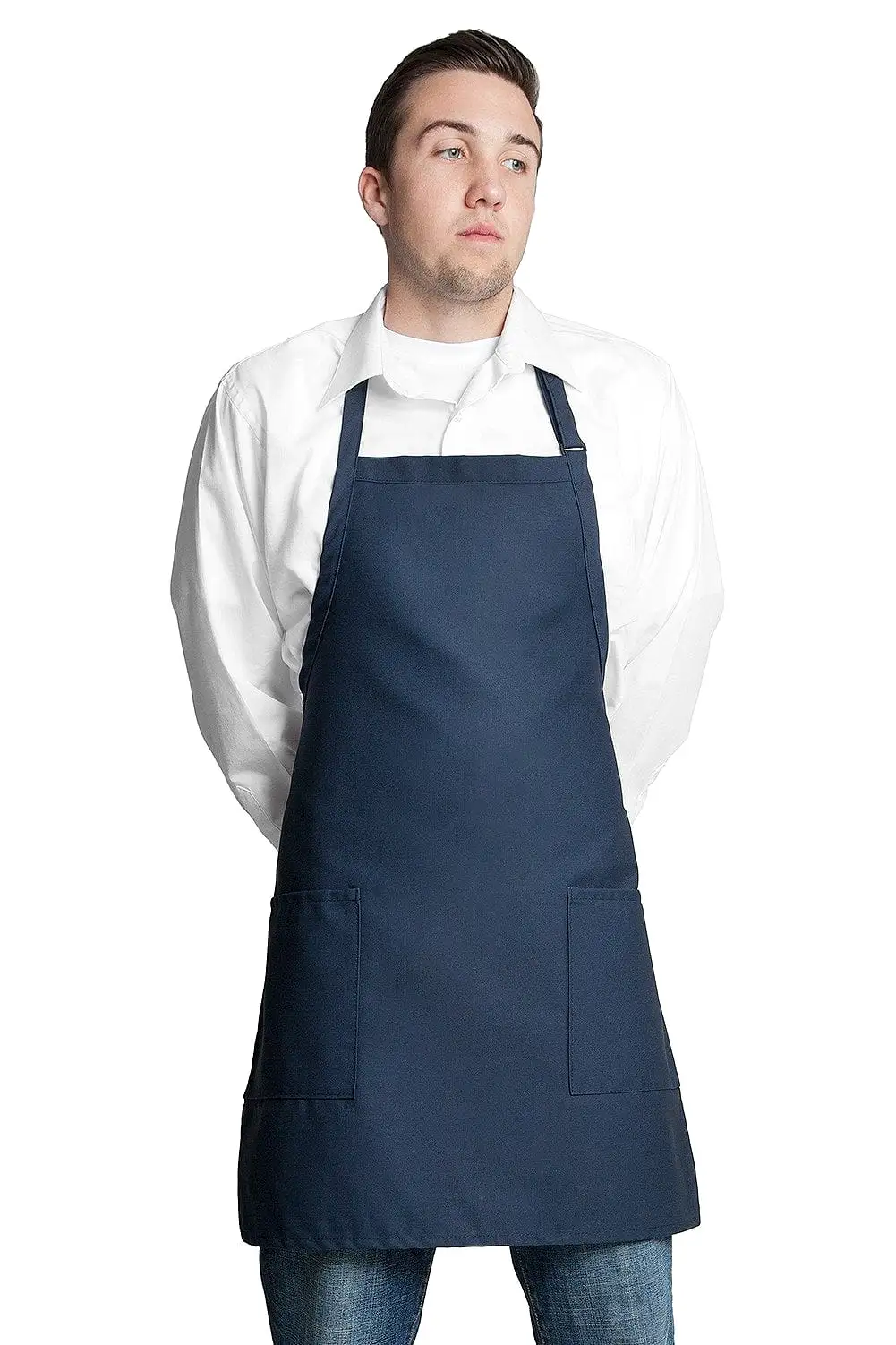 Fiumara Apparel Bib Apron w/ 2 Pockets 30L x 24W