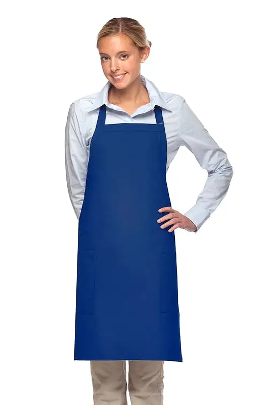 Fiumara Apparel Bib Apron w/ 2 Pockets 30L x 24W