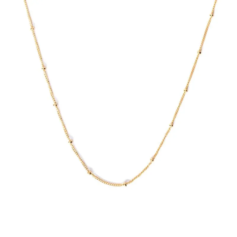 Gold Satellite Shorty Necklace