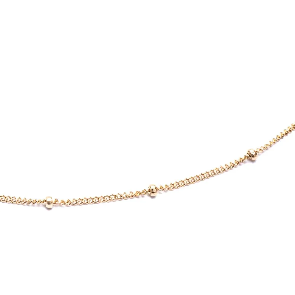 Gold Satellite Shorty Necklace