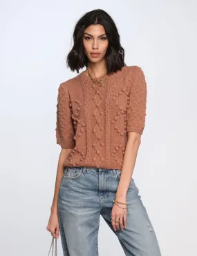 Heartloom Parmina Pullover Sweater in Taupe