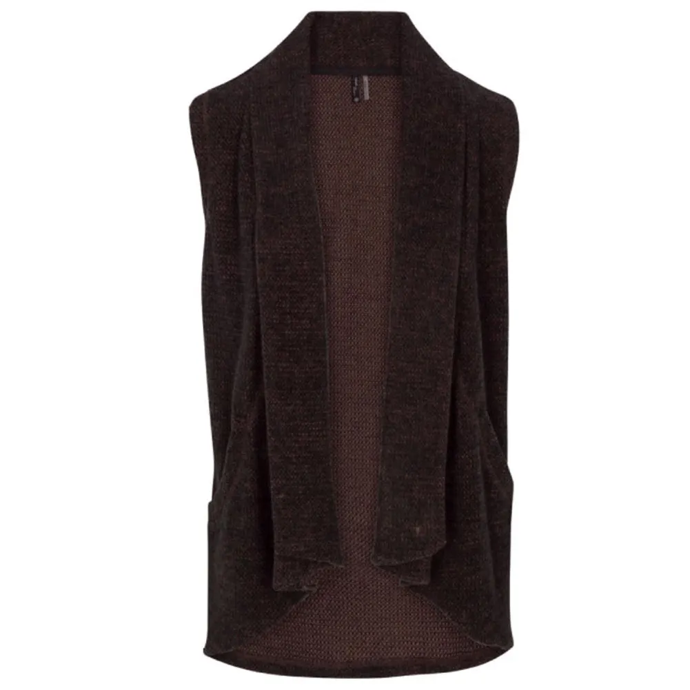 Heather Yarn Waffle Sweater Knit Vest - NRL2571