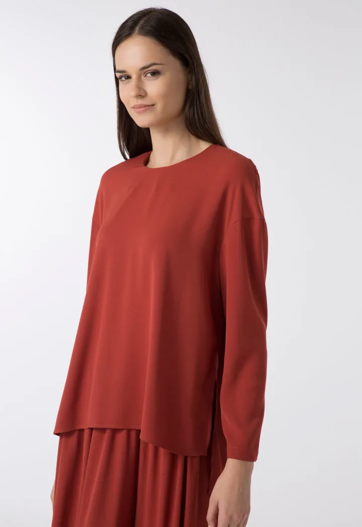 High Low Hem Blouse