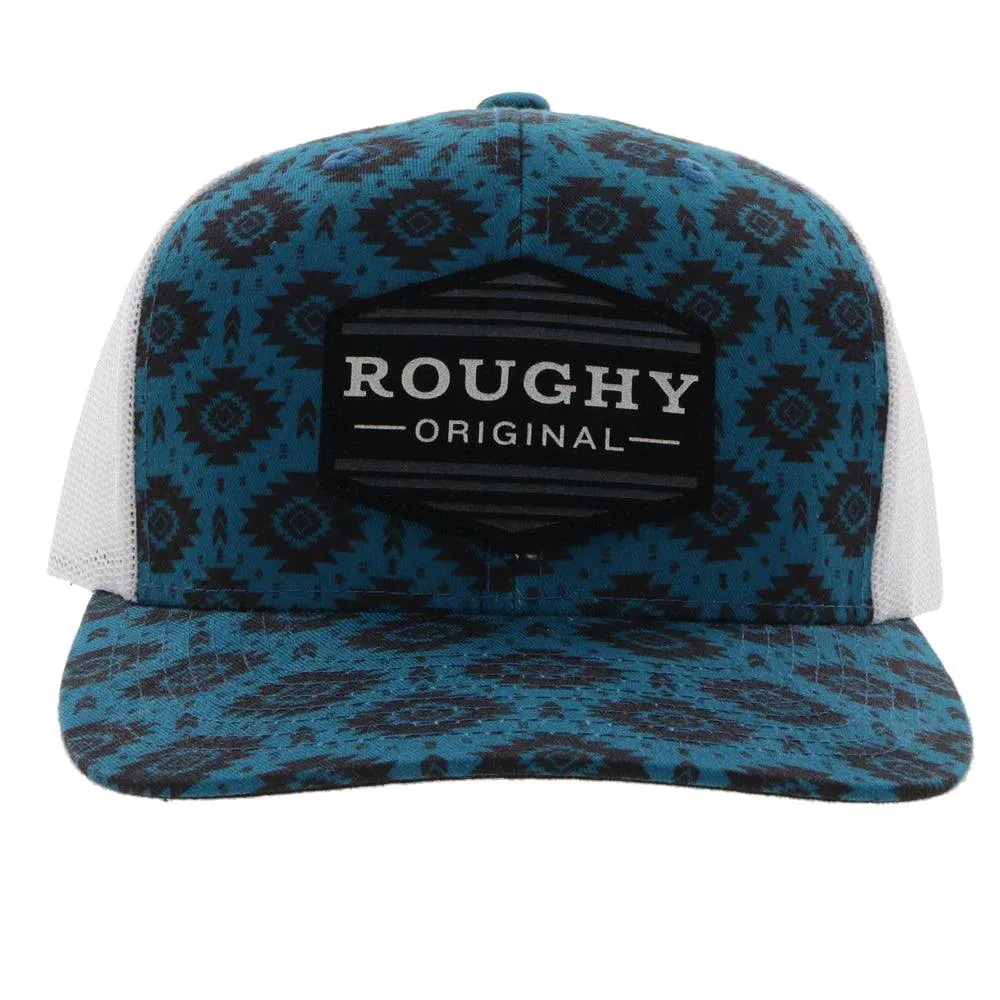 HOOEY TRIBE ROUGHY BLUE/WHITE HAT