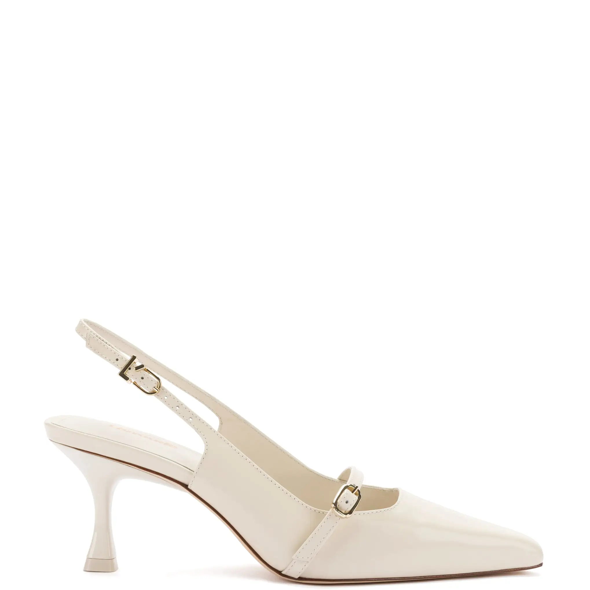 Ines Pump In Ivory Leather