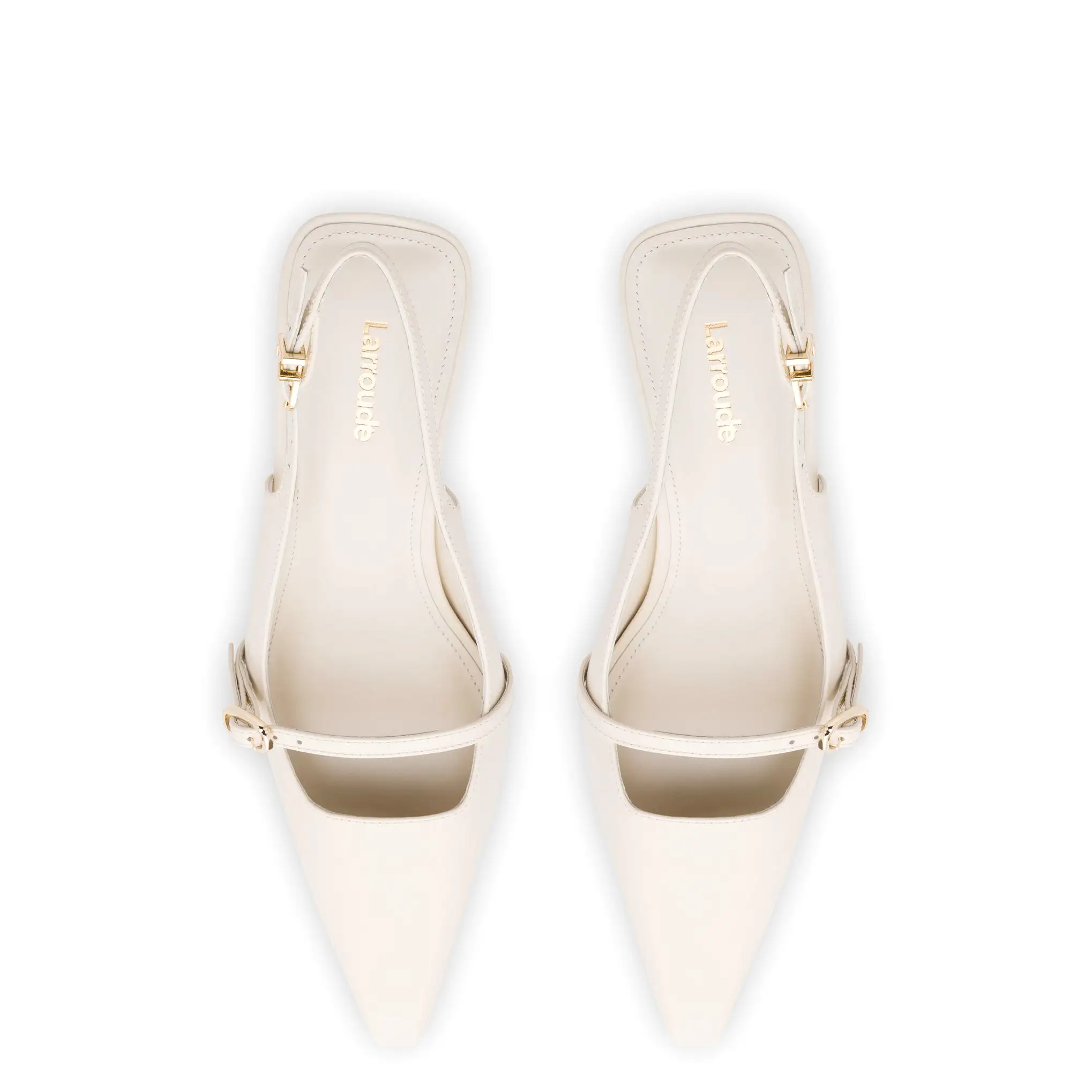 Ines Pump In Ivory Leather