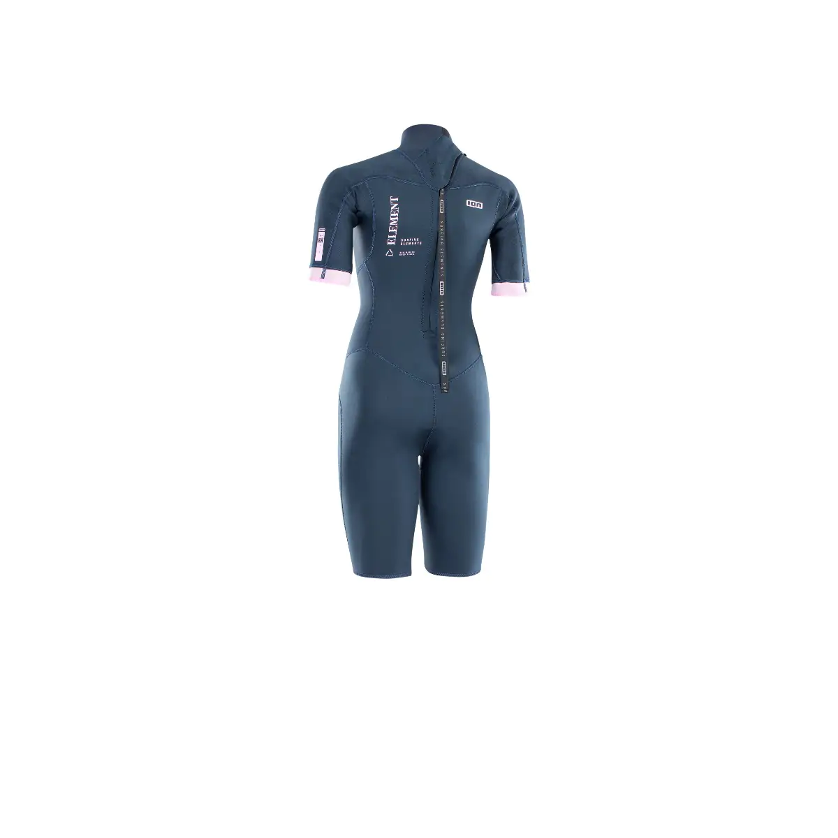 Ion Womens Element 2mm Back Zip Shorty Wetsuit Dark Blue