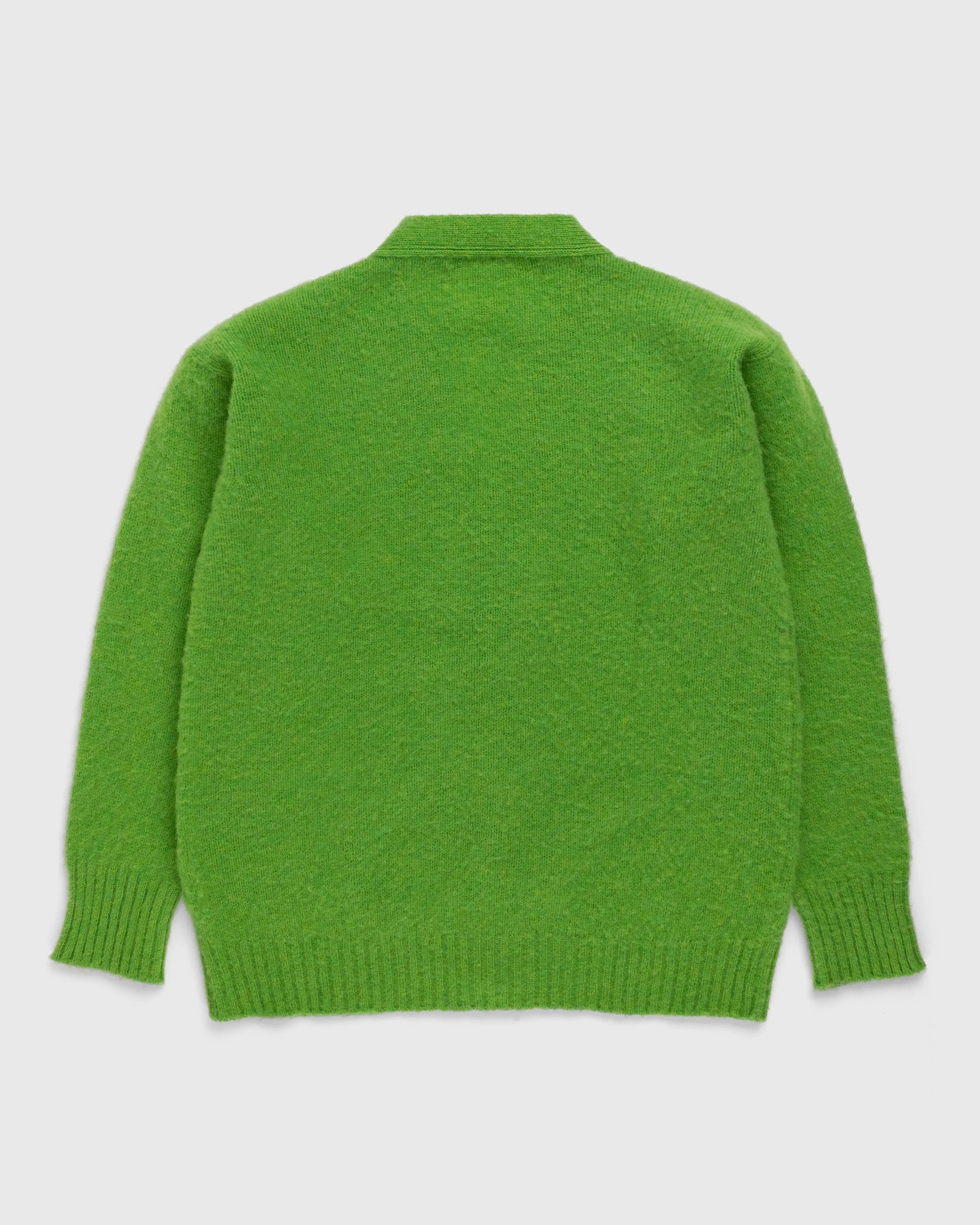 J. PRESS X HIGHSNOBIETY SHAGGY DOG CARDIGAN - GREEN