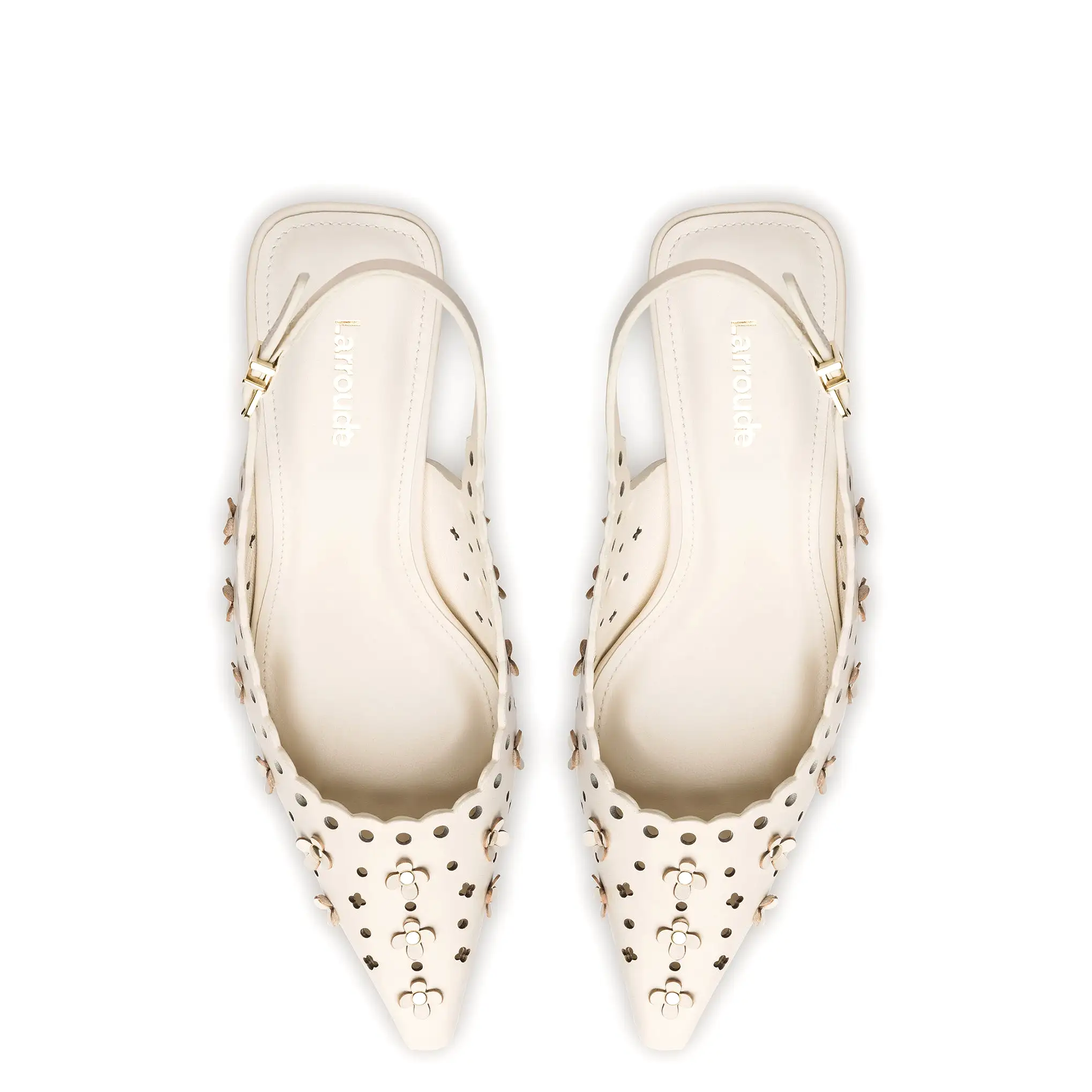 Jasmine Pump In Ivory Leather