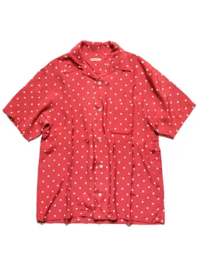 Kapital Rayon Polkadot Discharge pt Aloha Shirt   (short sleeves) Ls _K2004SS153