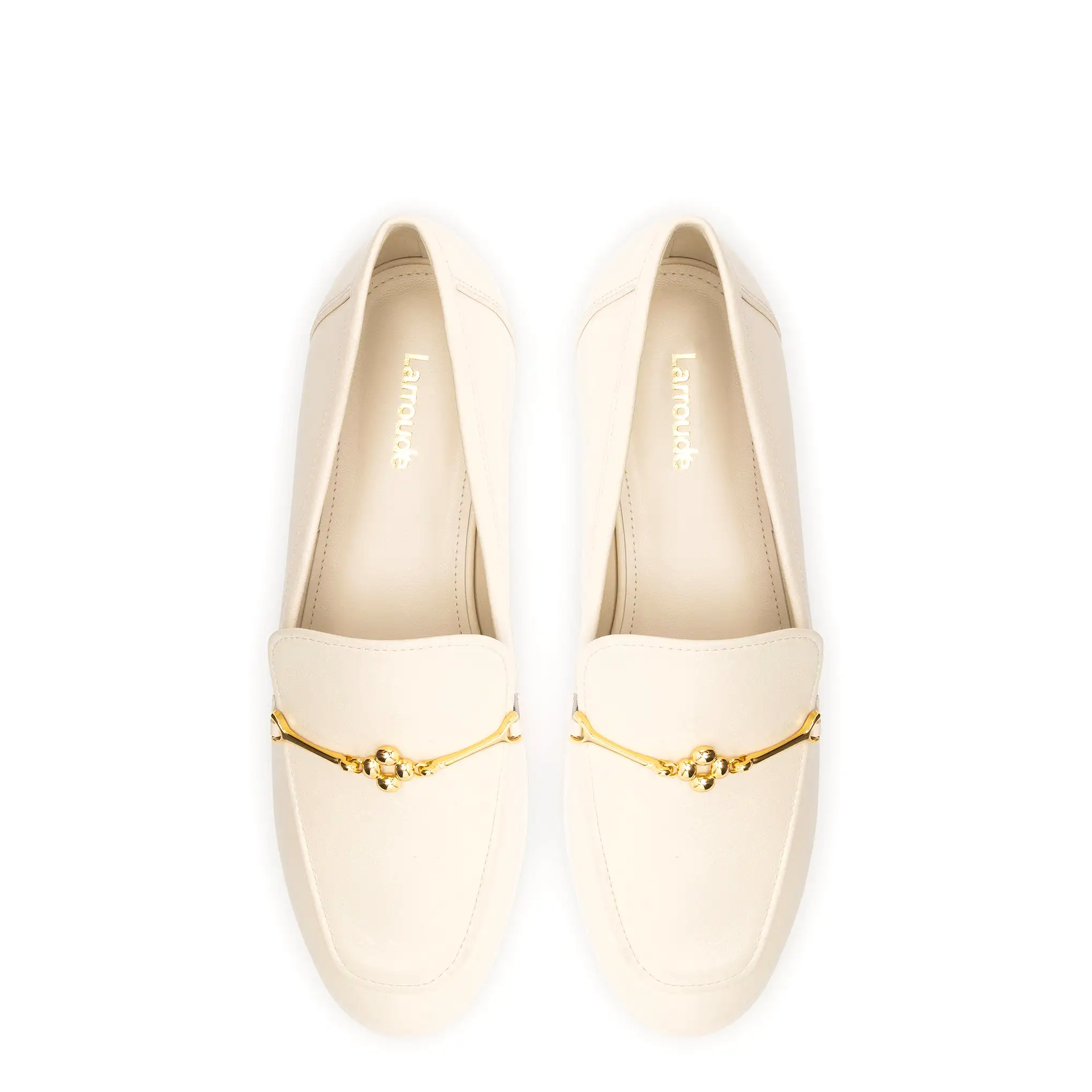 Katherine Loafer In Ivory Leather