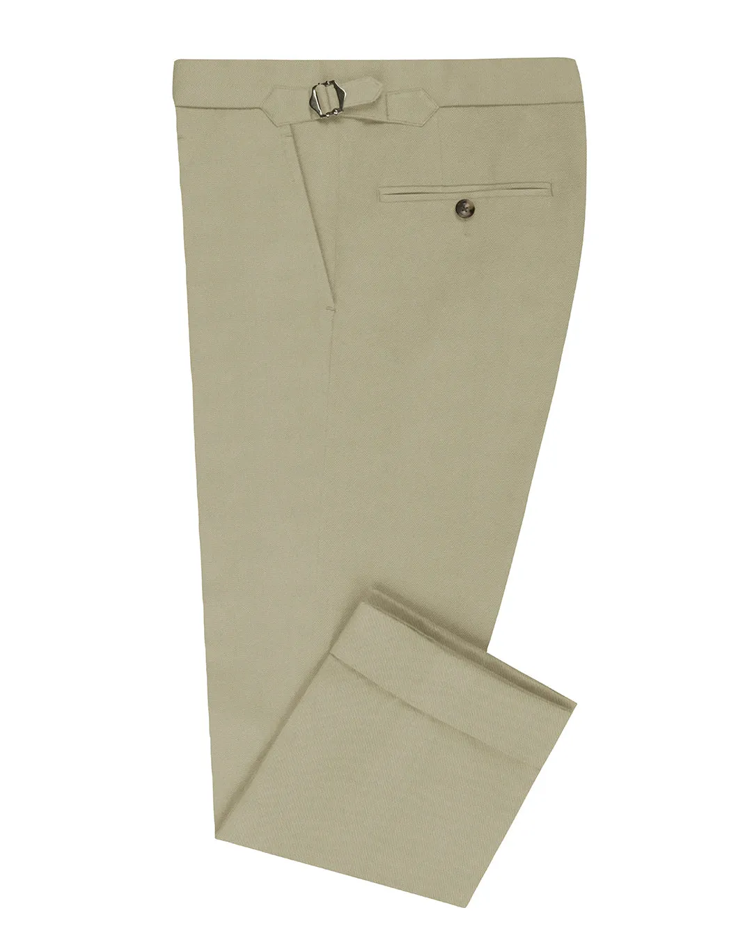 Khaki Stretchable chino