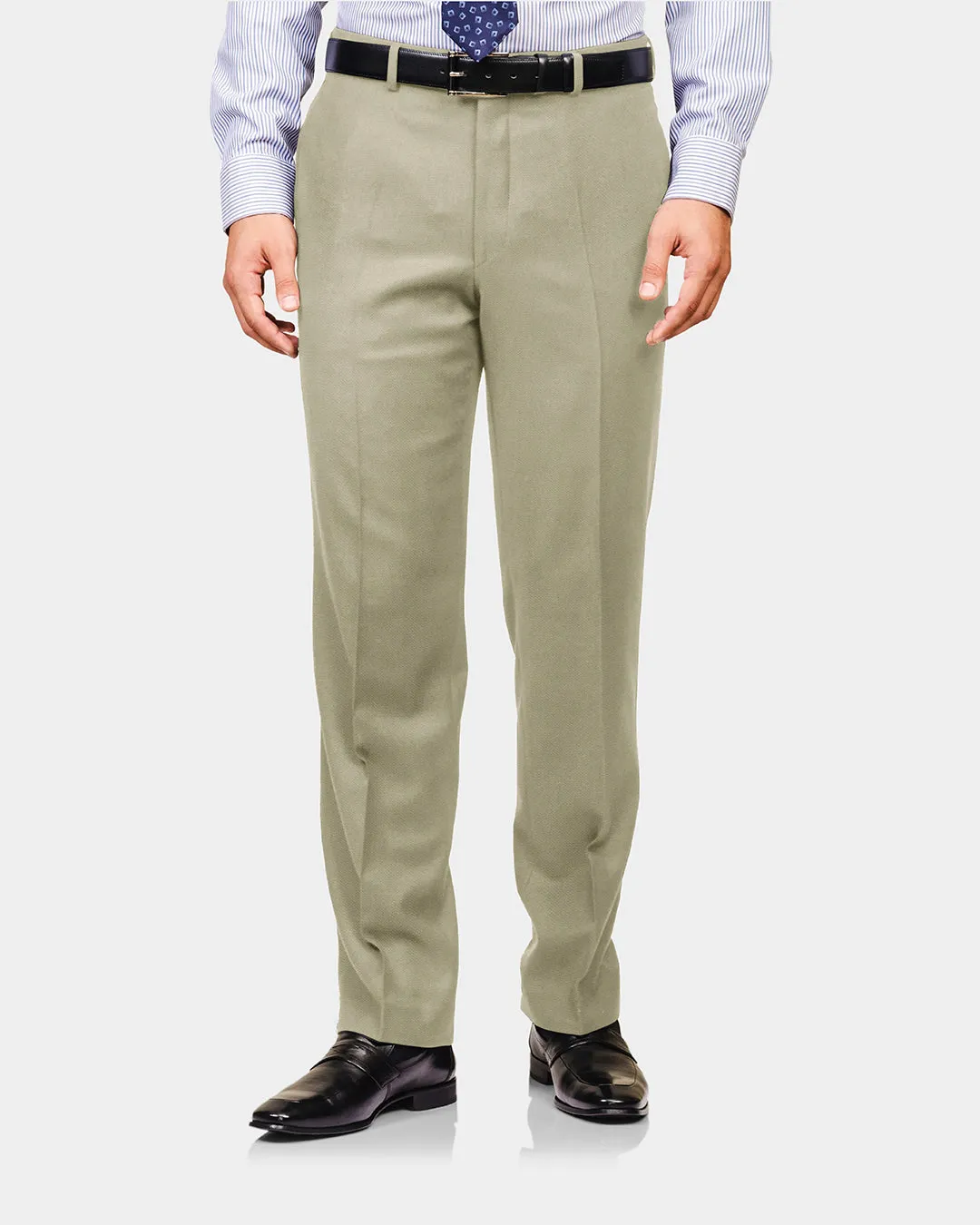 Khaki Stretchable chino