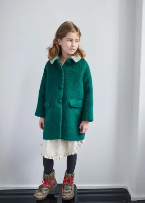 kids Caramel PHEROUSA COAT - EMERALD