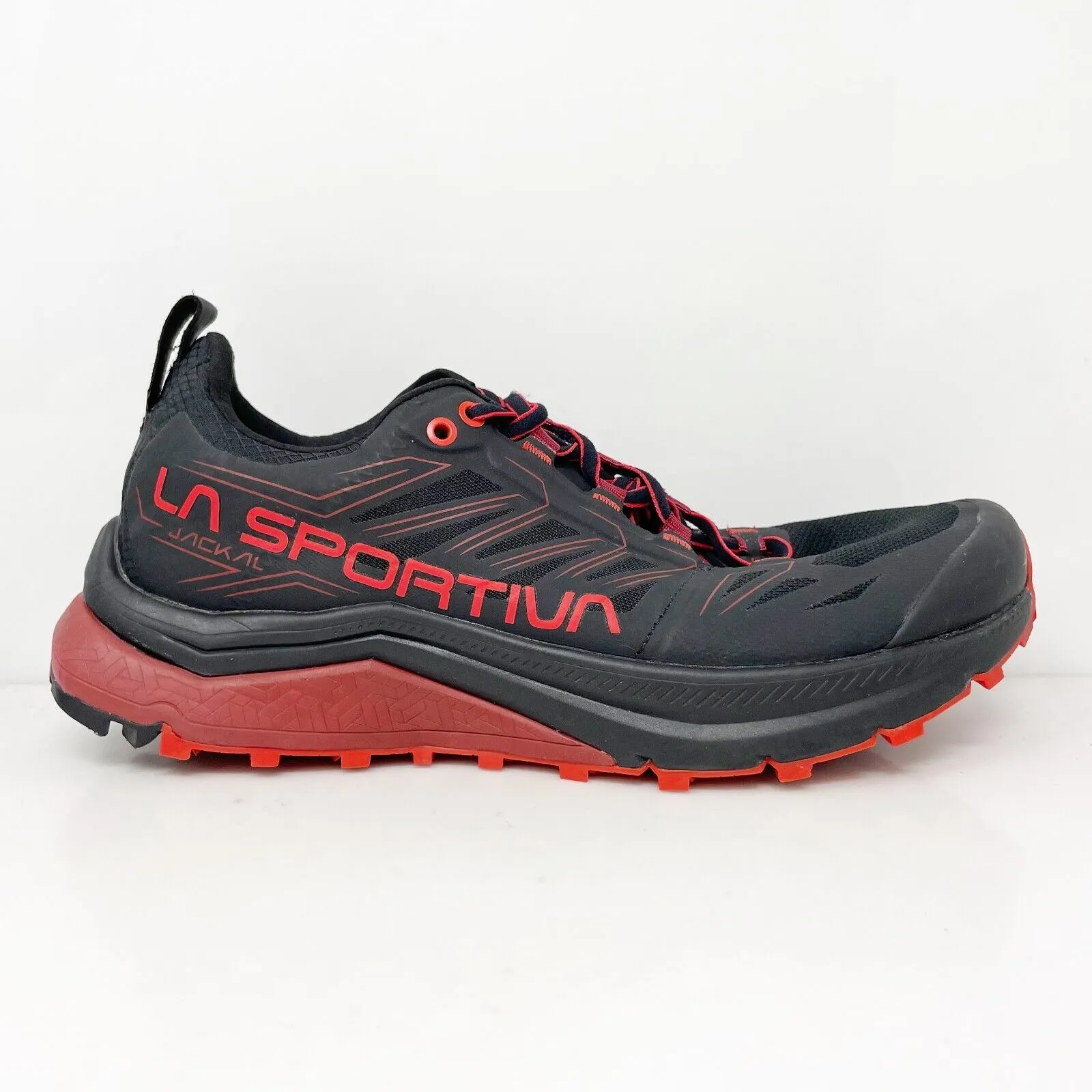 La Sportiva Mens Jackal 2055-C Black Running Shoes Sneakers Size 7