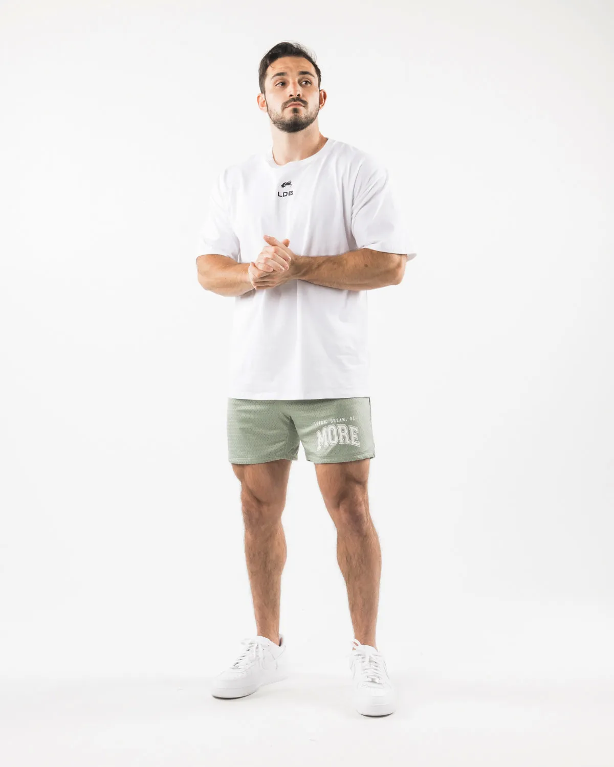 LDB More Mesh Short 6 - Sage