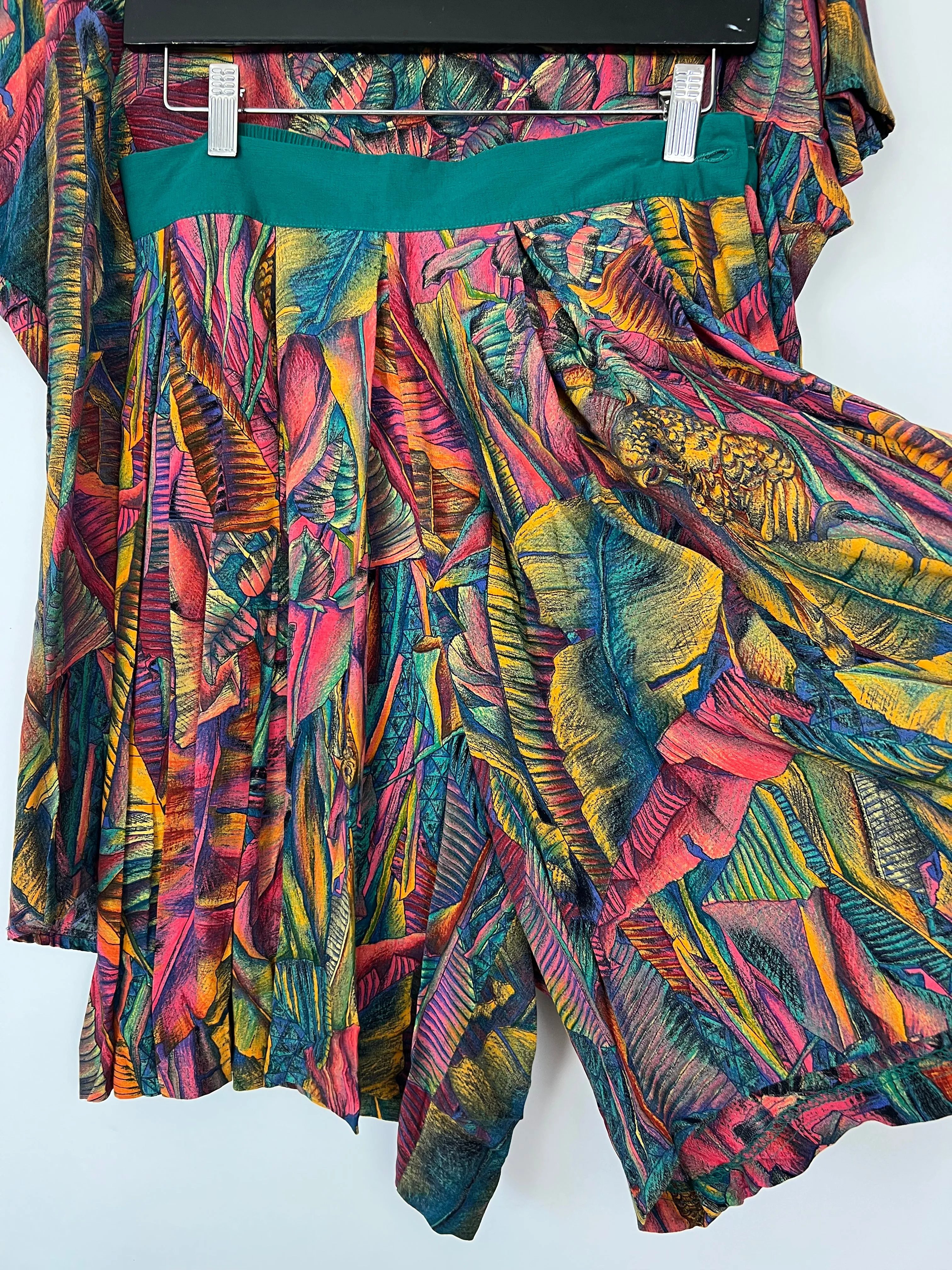 Live: 280 Teal Tropics Short Set