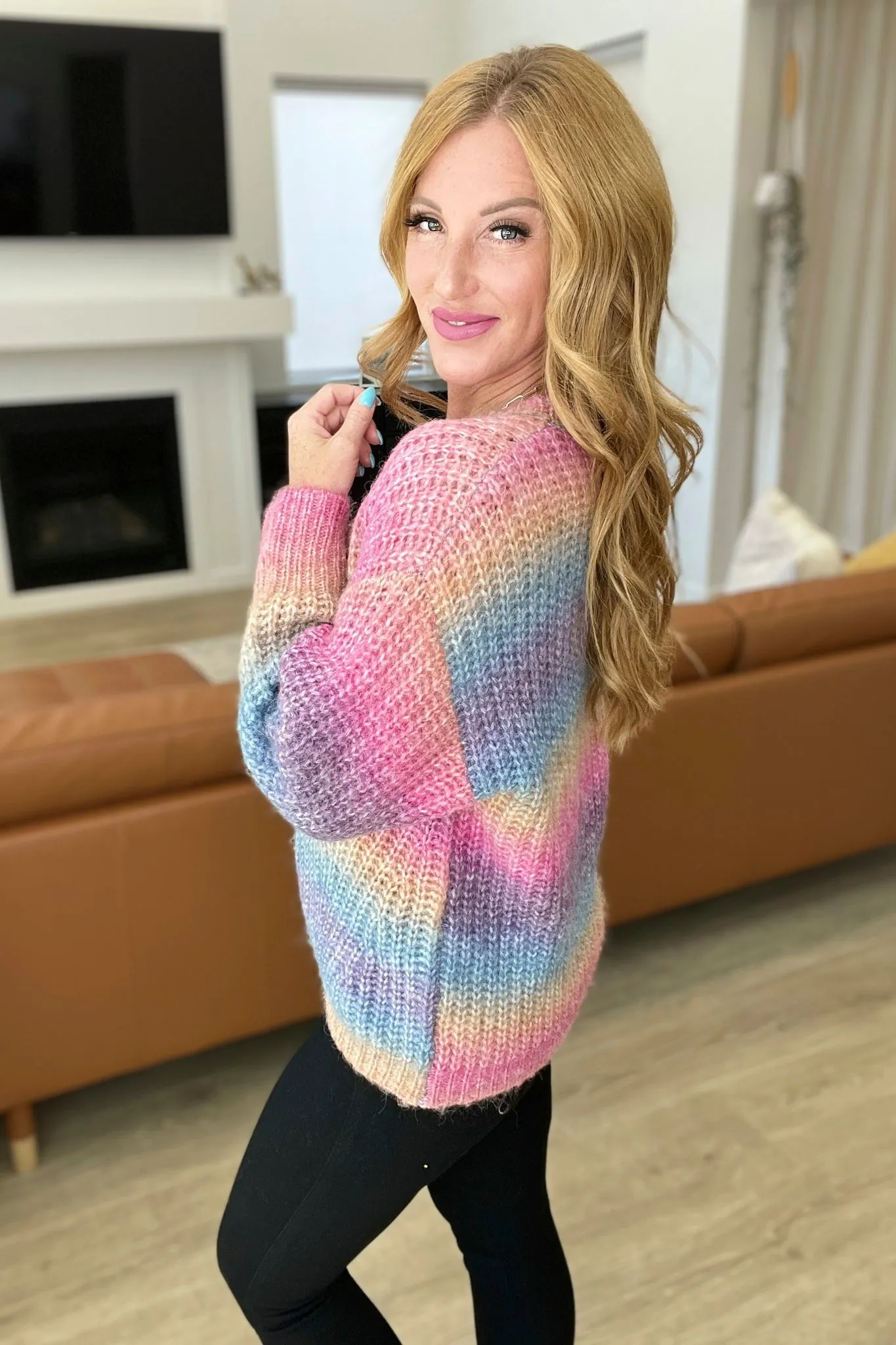 Make Your Own Kind of Music Rainbow Sweater