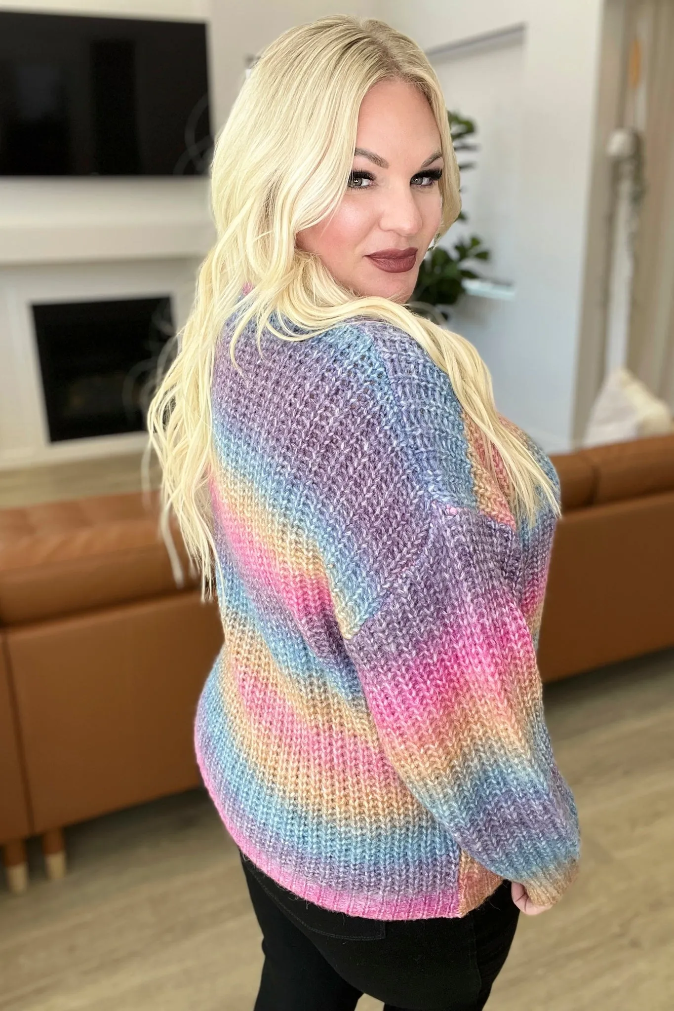 Make Your Own Kind of Music Rainbow Sweater