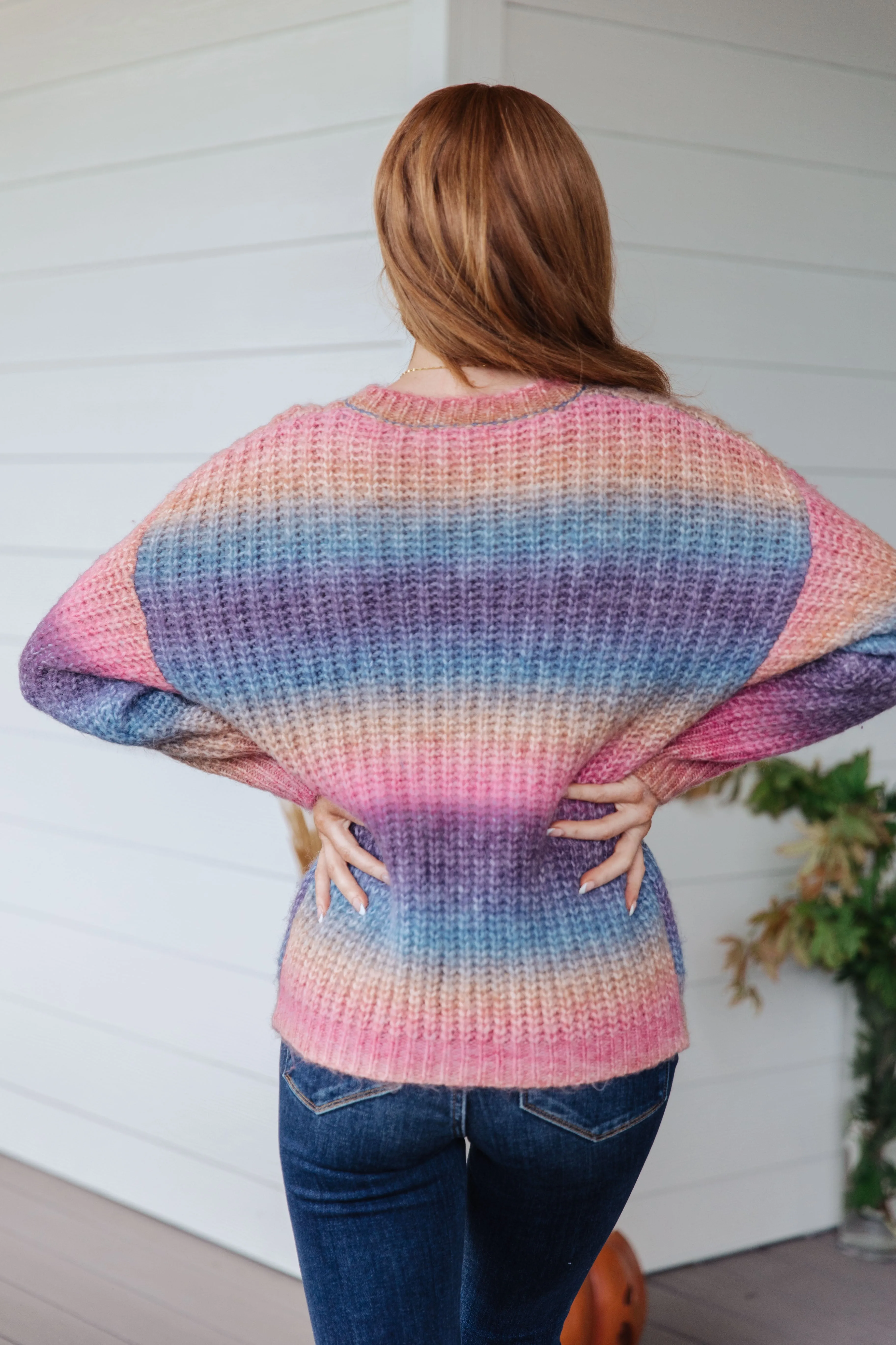 Make Your Own Kind of Music Rainbow Sweater