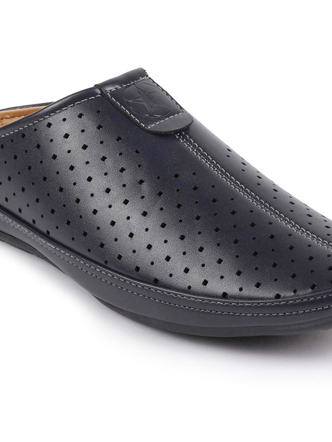 Men Blue Ethnic Slip-On Juttis