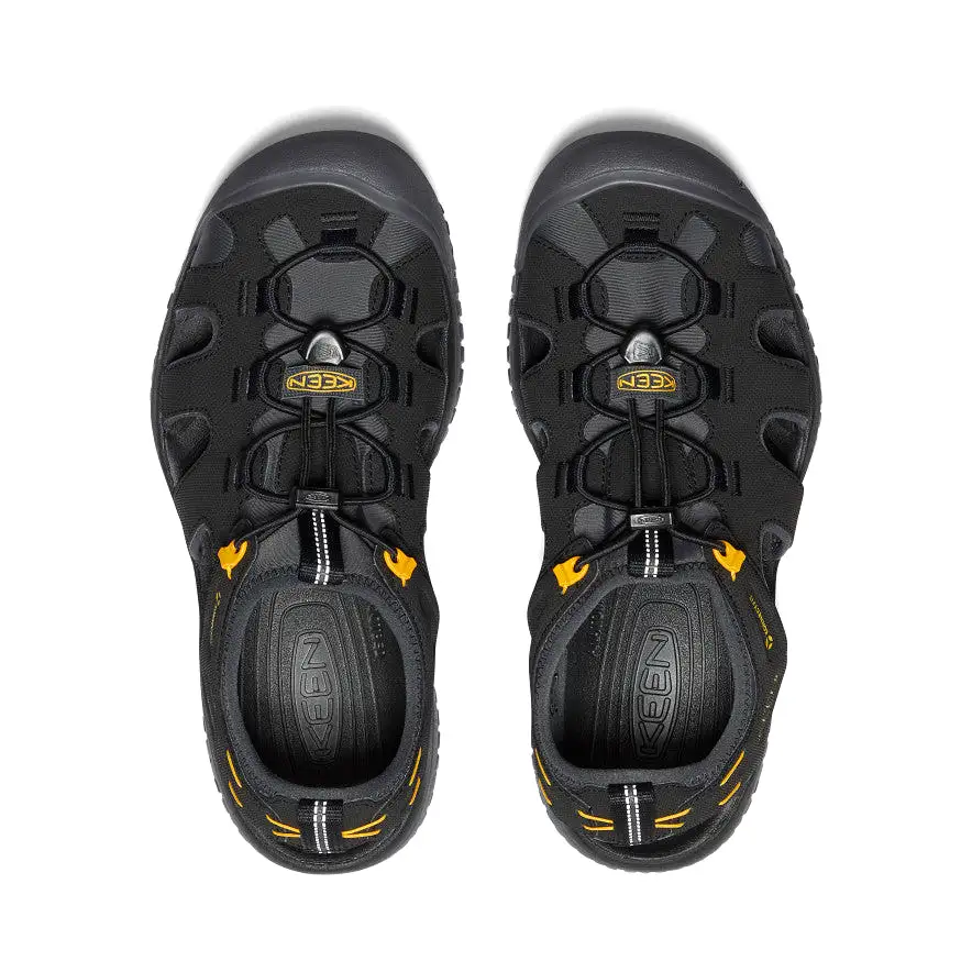 Men's SOLR Sandal  |  Black/Gold