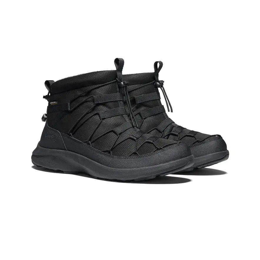 Men's UNEEK SNK Waterproof Chukka | Triple Black/Black