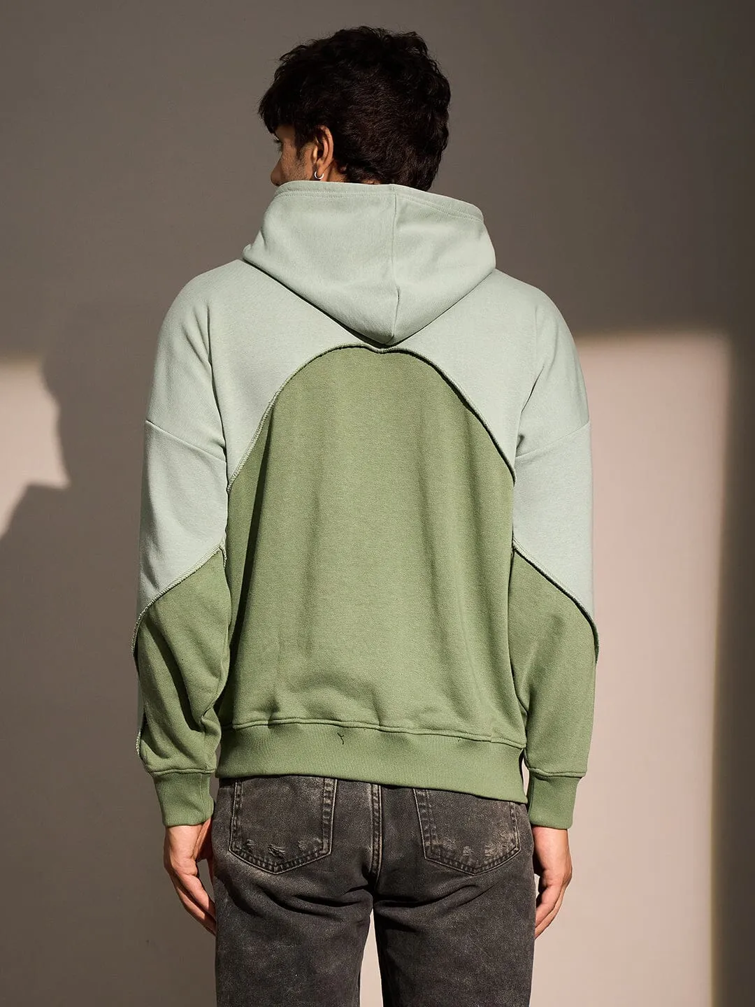 Mineral Green Super Baggy Cut & Sew Hoodie