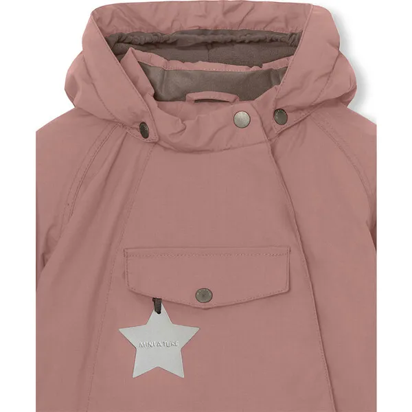 Mini A Ture Wang Jacket, Wood Rose