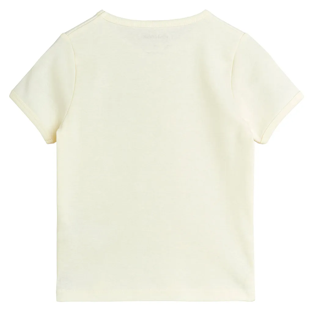 Mini Rodini Child Medals T-shirt Cream