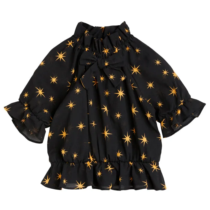 Mini Rodini Child Stars Woven Blouse Black