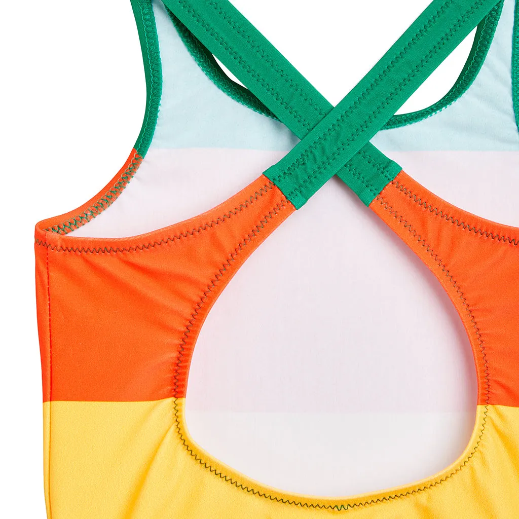 Mini Rodini Child Swimsuit Multicolour Stripes