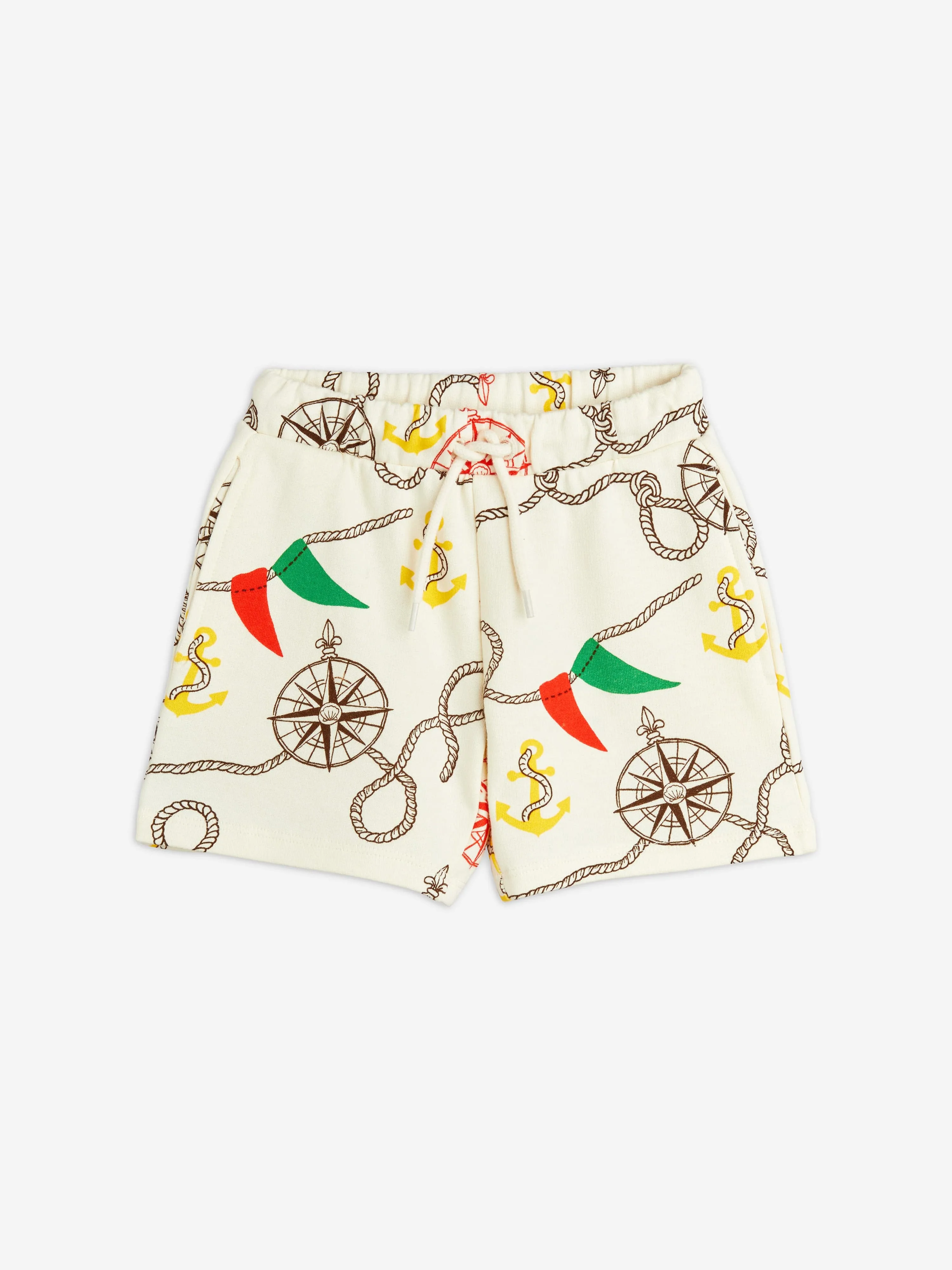 Mini Rodini Kids Nautical Print Shorts in Multicolour