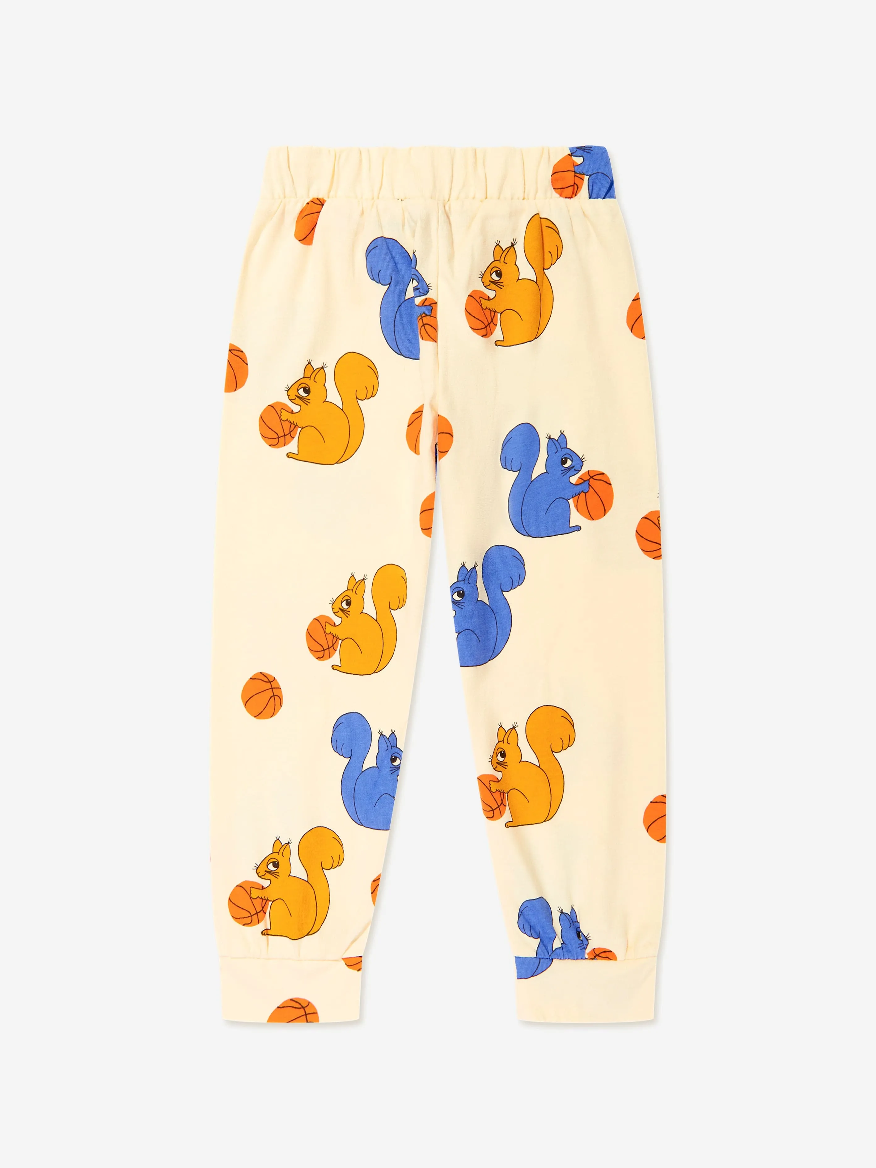 Mini Rodini Kids Squirrel Joggers in Yellow