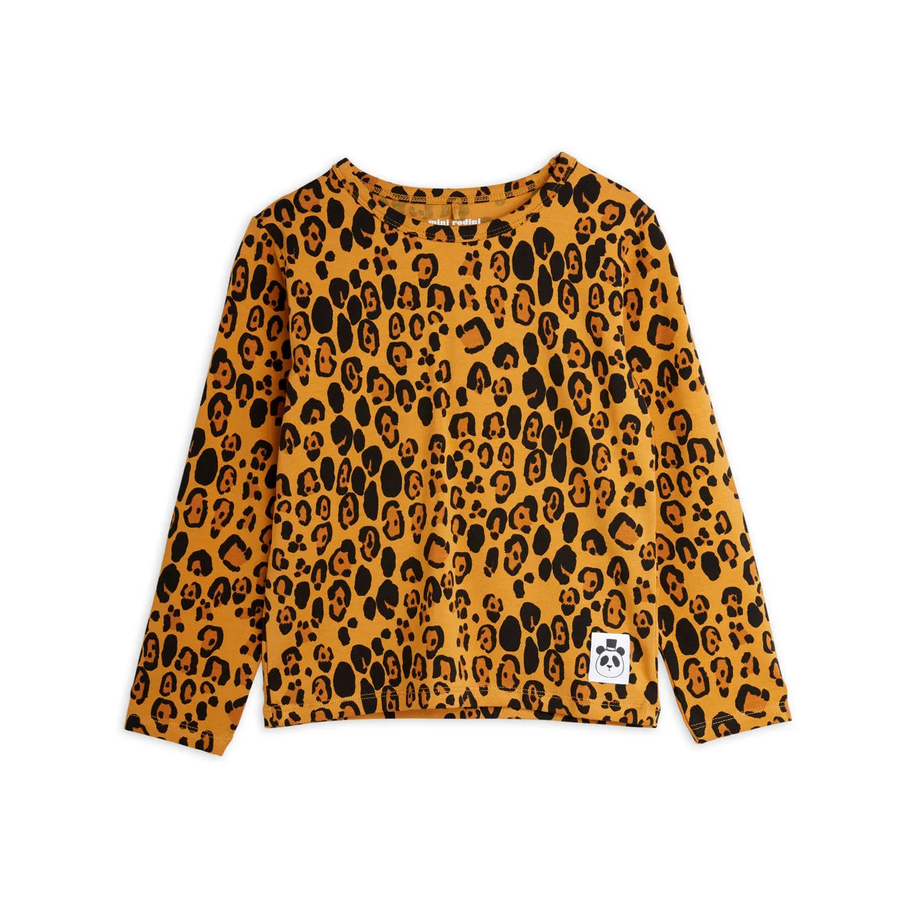 MINI RODINI Leopard Top - Beige