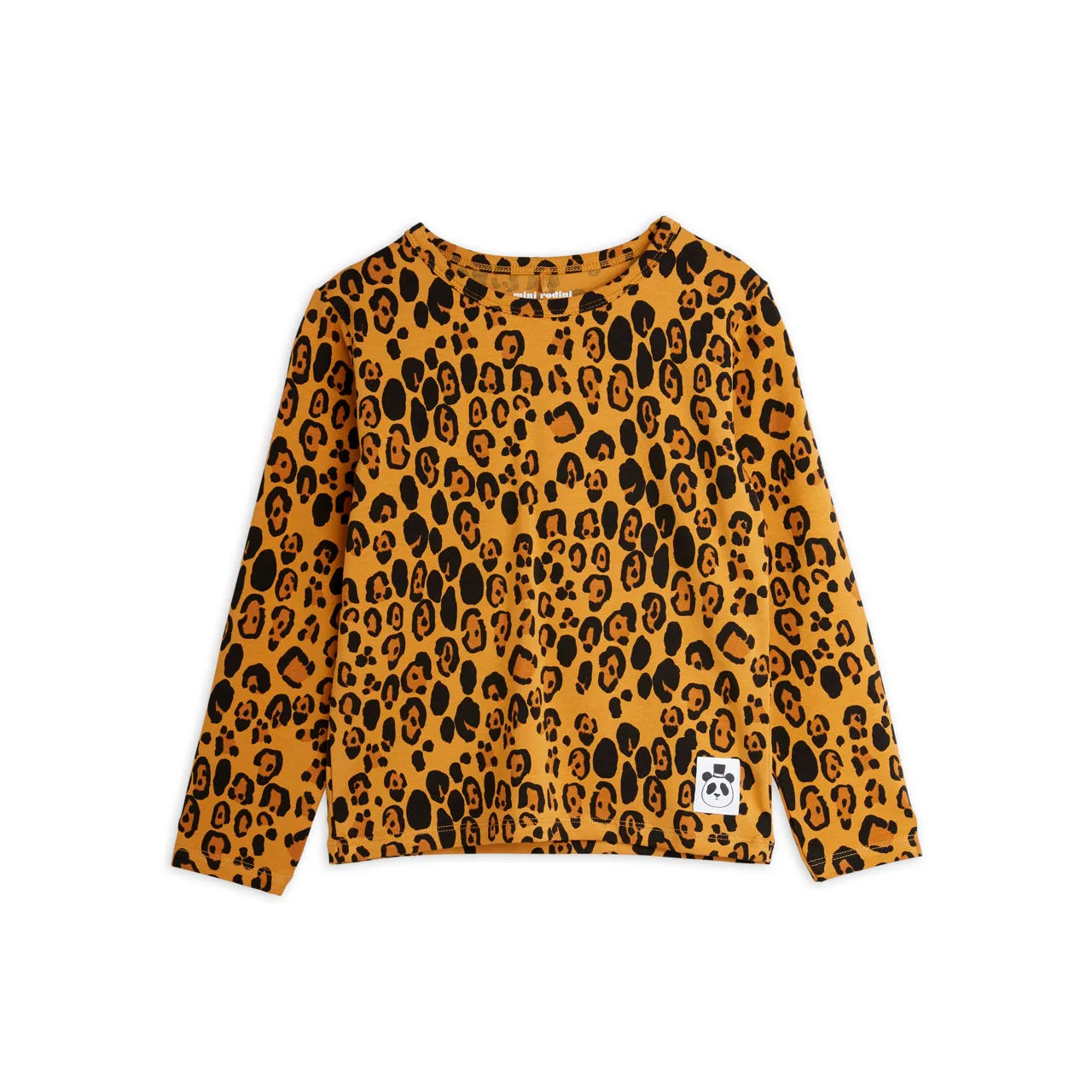 MINI RODINI Leopard Top - Beige